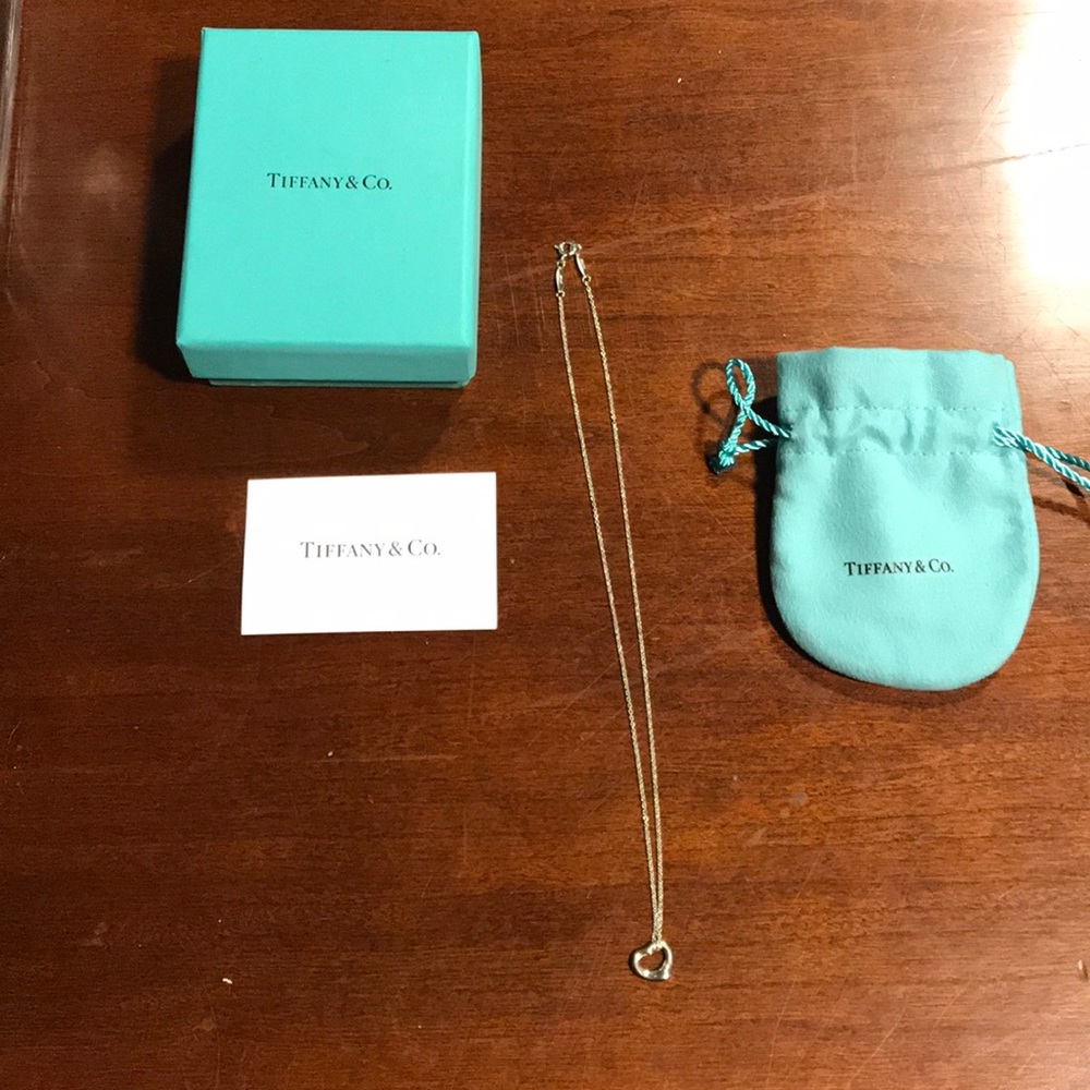 Elsa Peretti Open Heart Tiffany and Co Necklace